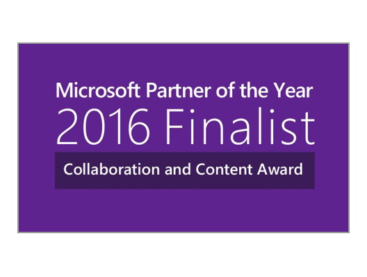 Microsoft partner of the year collaboration and content